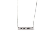 Fan Frenzy Gifts I Love Montana State Bar Women's Necklace with Pendent Bobcats